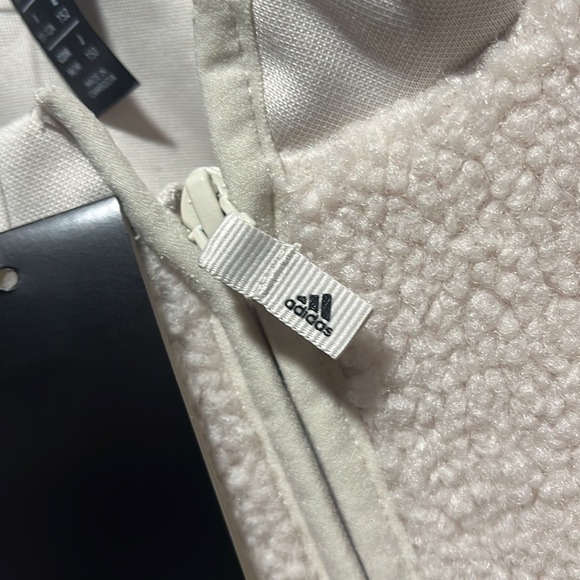 NWT ADIDAS WMNS FULL ZIP CROPPED FLEECE SIZE M - Picture 11 of 13